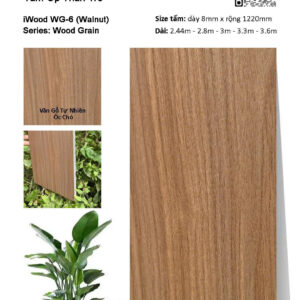 Mẫu tấm ốp than tre vân gỗ